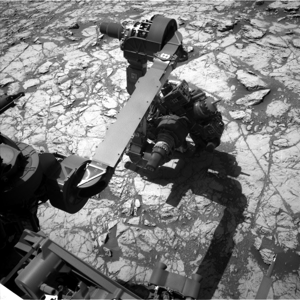 Nasa's Mars rover Curiosity acquired this image using its Left Navigation Camera on Sol 1829, at drive 684, site number 66