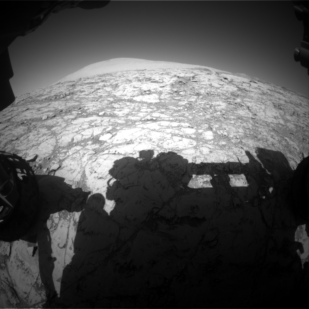 Nasa's Mars rover Curiosity acquired this image using its Front Hazard Avoidance Camera (Front Hazcam) on Sol 1830, at drive 952, site number 66