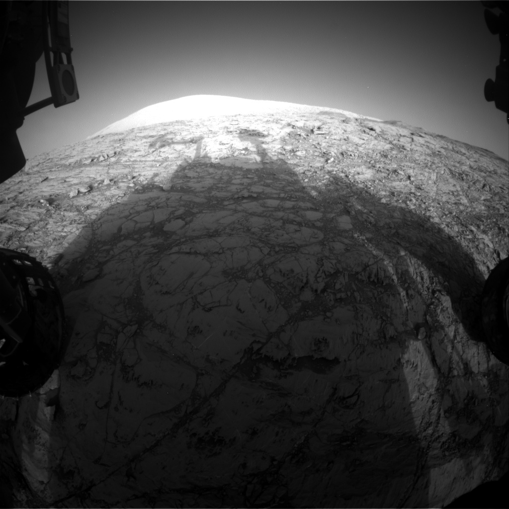 Nasa's Mars rover Curiosity acquired this image using its Front Hazard Avoidance Camera (Front Hazcam) on Sol 1831, at drive 952, site number 66