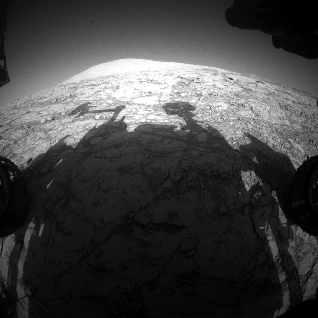 Nasa's Mars rover Curiosity acquired this image using its Front Hazard Avoidance Camera (Front Hazcam) on Sol 1832, at drive 952, site number 66