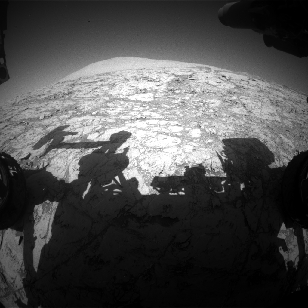 Nasa's Mars rover Curiosity acquired this image using its Front Hazard Avoidance Camera (Front Hazcam) on Sol 1833, at drive 952, site number 66