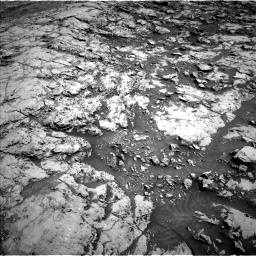 Nasa's Mars rover Curiosity acquired this image using its Left Navigation Camera on Sol 1834, at drive 952, site number 66