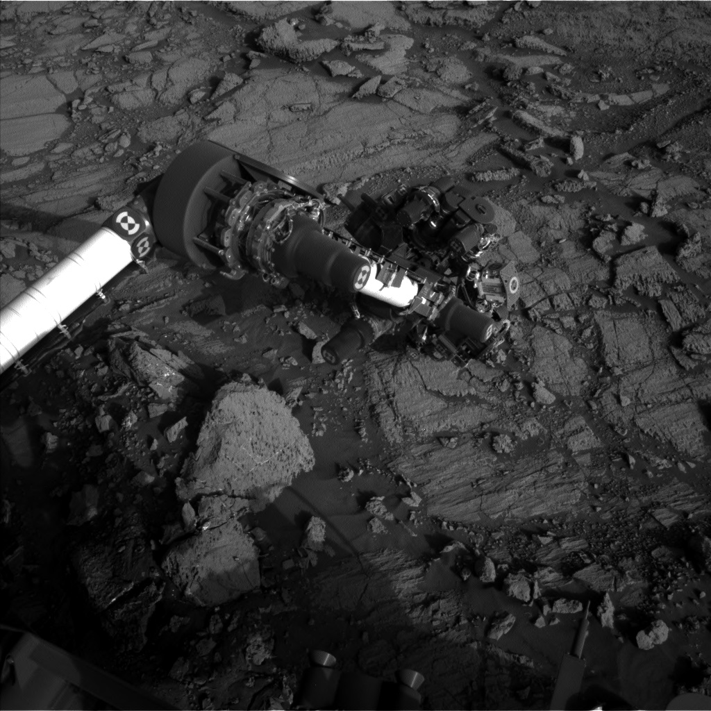 Nasa's Mars rover Curiosity acquired this image using its Left Navigation Camera on Sol 1838, at drive 1332, site number 66