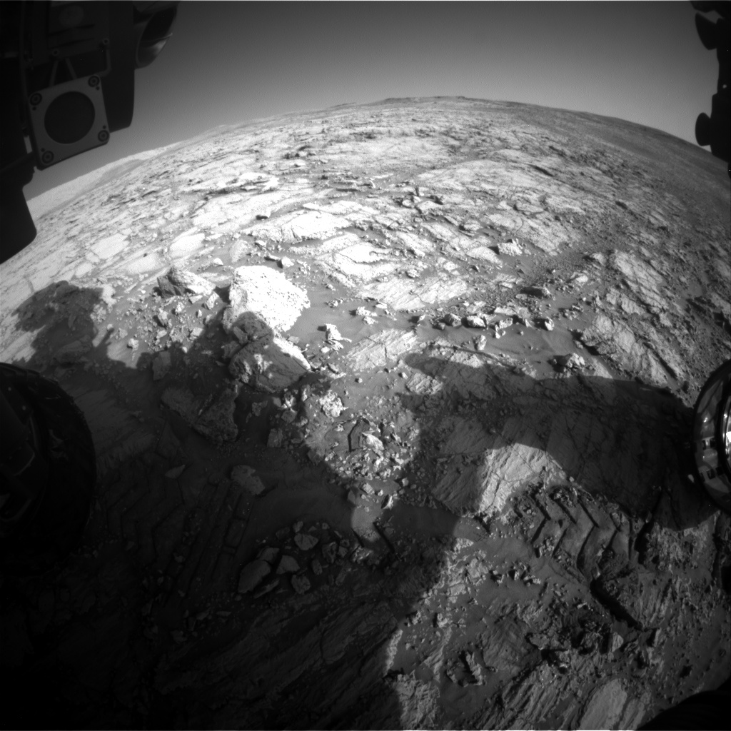 Nasa's Mars rover Curiosity acquired this image using its Front Hazard Avoidance Camera (Front Hazcam) on Sol 1839, at drive 1332, site number 66