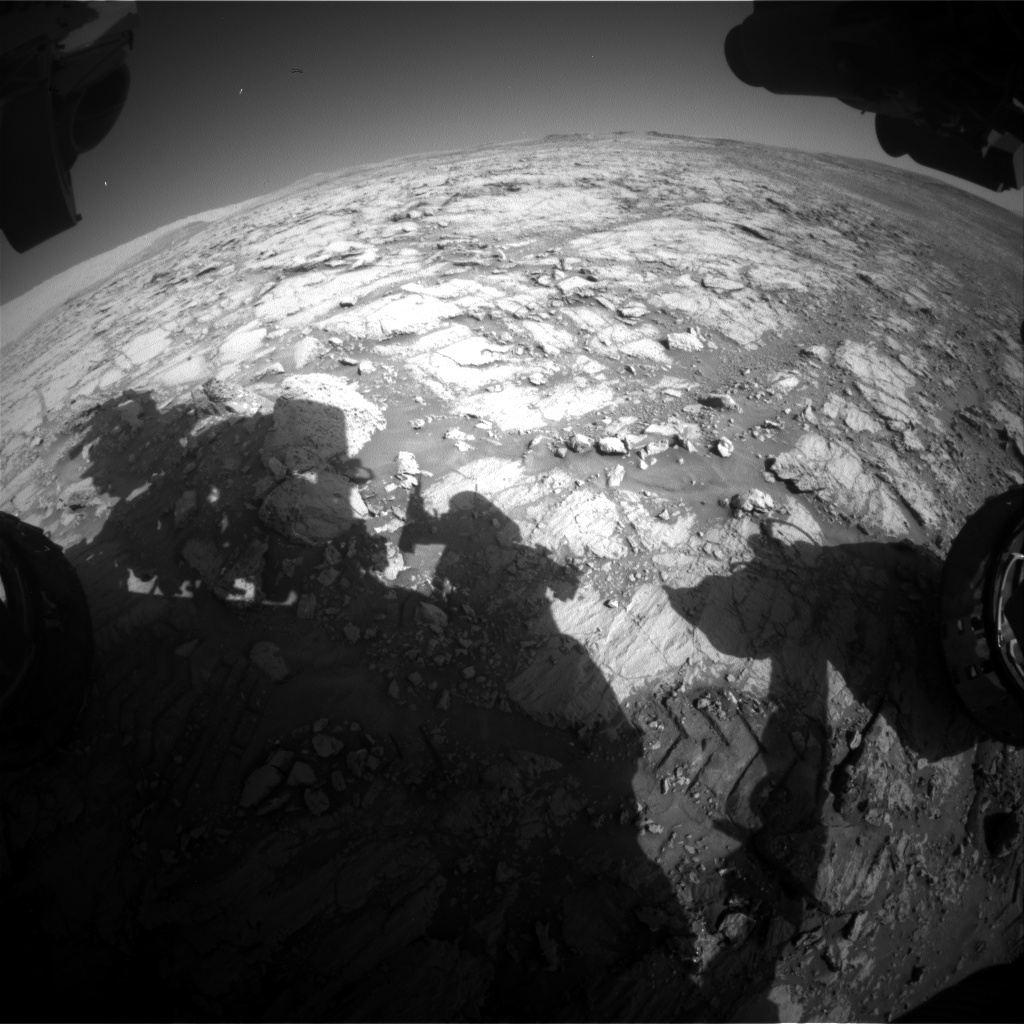 Nasa's Mars rover Curiosity acquired this image using its Front Hazard Avoidance Camera (Front Hazcam) on Sol 1840, at drive 1332, site number 66