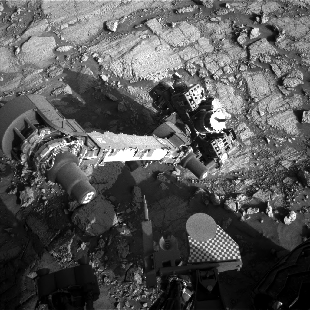 Nasa's Mars rover Curiosity acquired this image using its Left Navigation Camera on Sol 1845, at drive 1342, site number 66