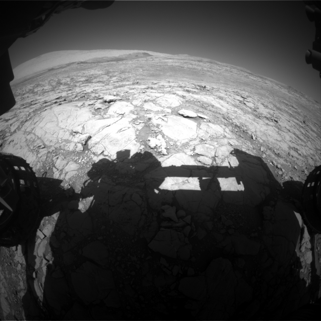 Nasa's Mars rover Curiosity acquired this image using its Front Hazard Avoidance Camera (Front Hazcam) on Sol 1846, at drive 1516, site number 66