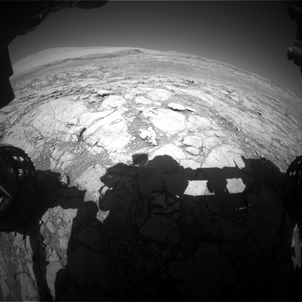 Nasa's Mars rover Curiosity acquired this image using its Front Hazard Avoidance Camera (Front Hazcam) on Sol 1847, at drive 1516, site number 66