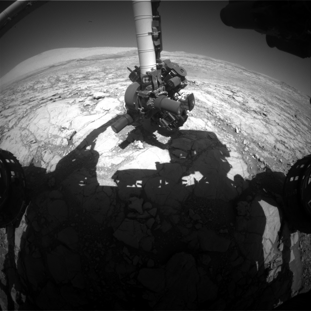 Nasa's Mars rover Curiosity acquired this image using its Front Hazard Avoidance Camera (Front Hazcam) on Sol 1848, at drive 1516, site number 66