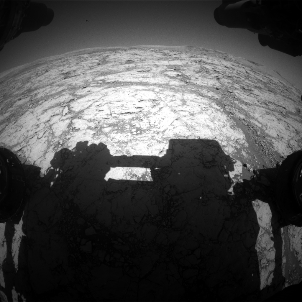 Nasa's Mars rover Curiosity acquired this image using its Front Hazard Avoidance Camera (Front Hazcam) on Sol 1851, at drive 1804, site number 66