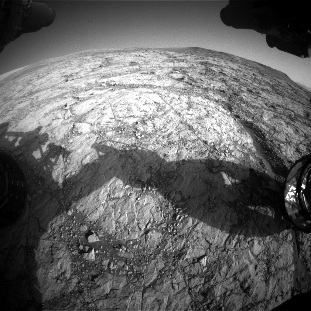 Nasa's Mars rover Curiosity acquired this image using its Front Hazard Avoidance Camera (Front Hazcam) on Sol 1859, at drive 1804, site number 66