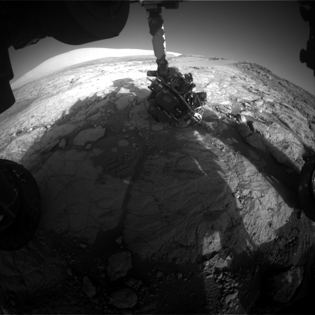 Nasa's Mars rover Curiosity acquired this image using its Front Hazard Avoidance Camera (Front Hazcam) on Sol 1865, at drive 1994, site number 66