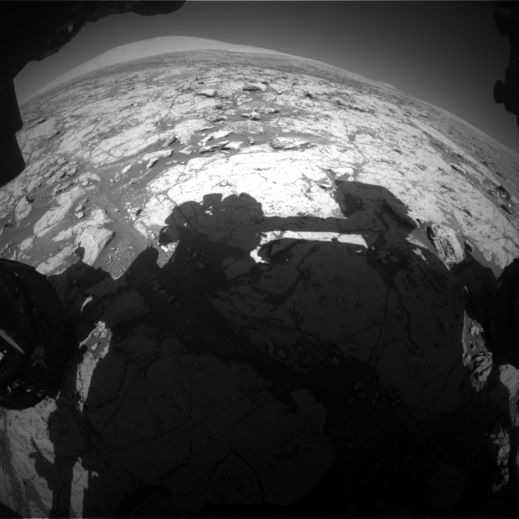 Nasa's Mars rover Curiosity acquired this image using its Front Hazard Avoidance Camera (Front Hazcam) on Sol 1867, at drive 2168, site number 66
