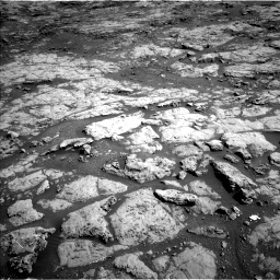 Nasa's Mars rover Curiosity acquired this image using its Left Navigation Camera on Sol 1871, at drive 2318, site number 66