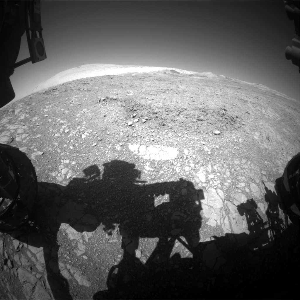 Nasa's Mars rover Curiosity acquired this image using its Front Hazard Avoidance Camera (Front Hazcam) on Sol 1876, at drive 2430, site number 66
