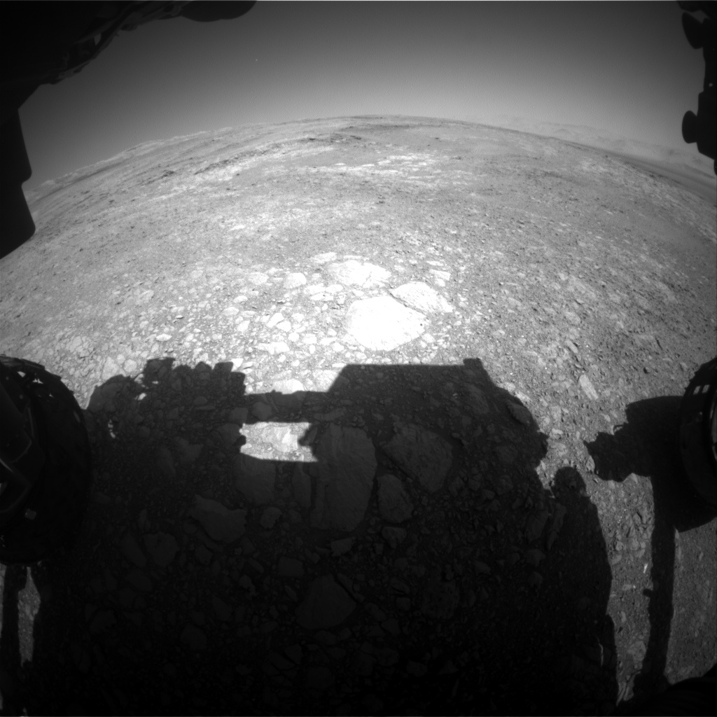 Nasa's Mars rover Curiosity acquired this image using its Front Hazard Avoidance Camera (Front Hazcam) on Sol 1878, at drive 0, site number 67