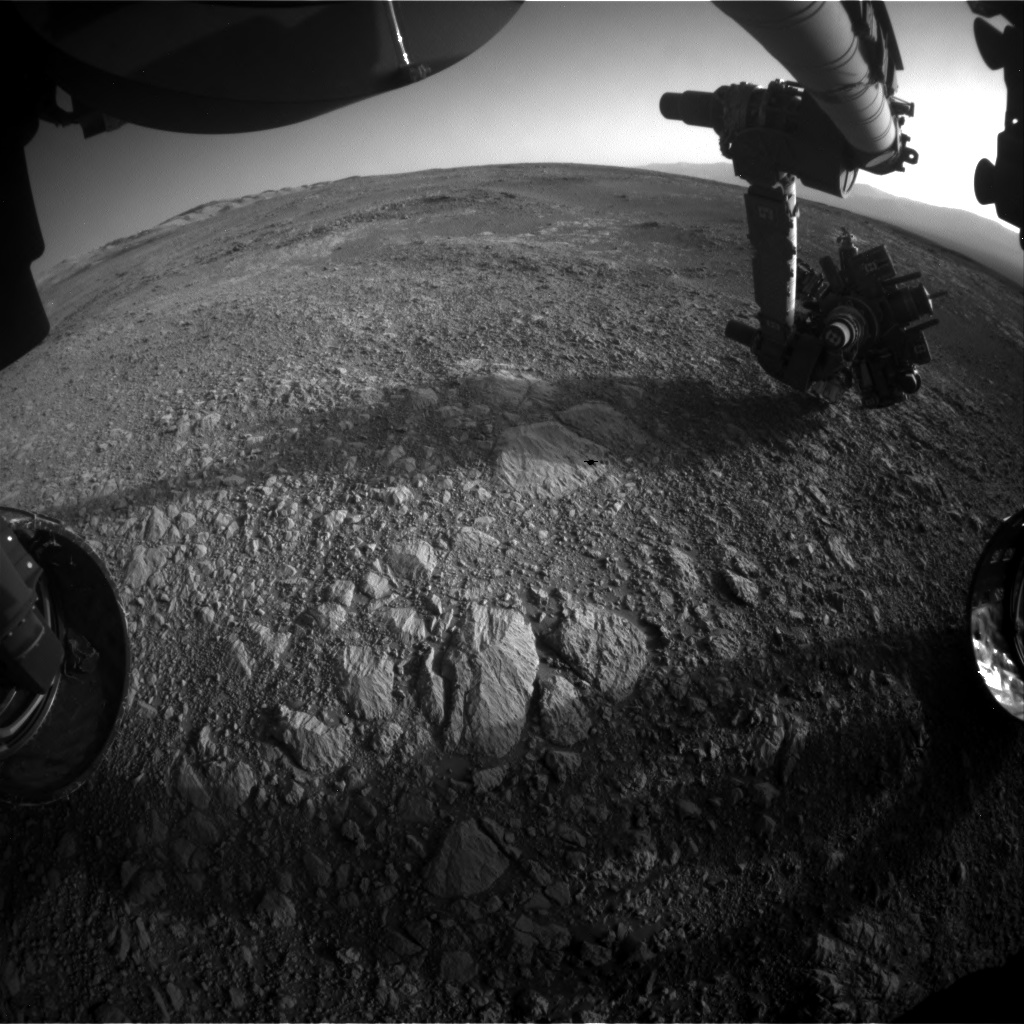 Nasa's Mars rover Curiosity acquired this image using its Front Hazard Avoidance Camera (Front Hazcam) on Sol 1879, at drive 0, site number 67