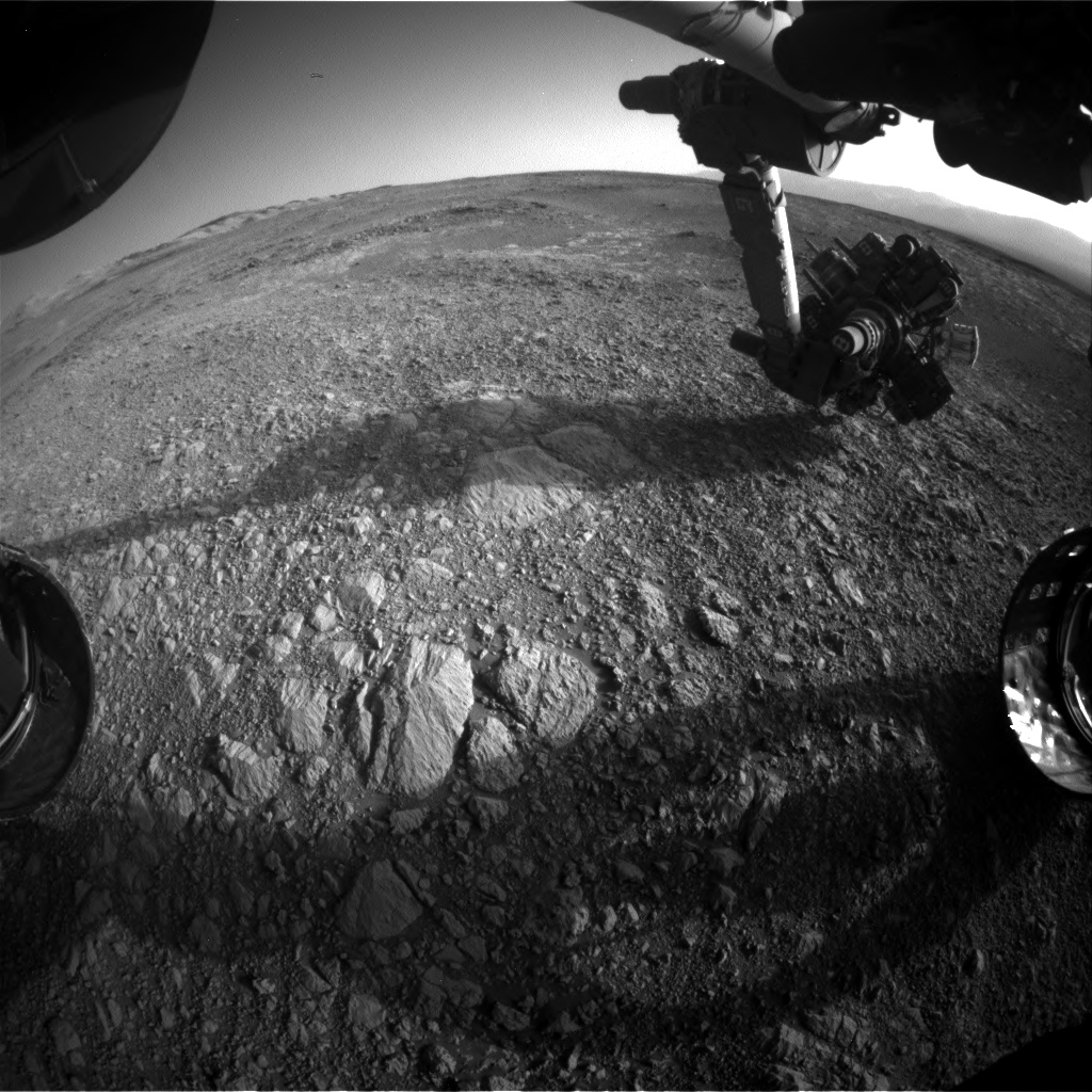 Nasa's Mars rover Curiosity acquired this image using its Front Hazard Avoidance Camera (Front Hazcam) on Sol 1879, at drive 0, site number 67