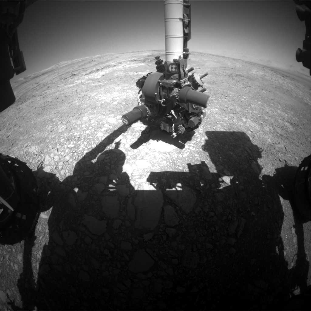 Nasa's Mars rover Curiosity acquired this image using its Front Hazard Avoidance Camera (Front Hazcam) on Sol 1880, at drive 0, site number 67