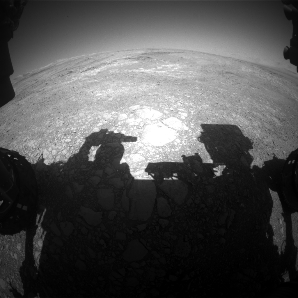 Nasa's Mars rover Curiosity acquired this image using its Front Hazard Avoidance Camera (Front Hazcam) on Sol 1883, at drive 0, site number 67