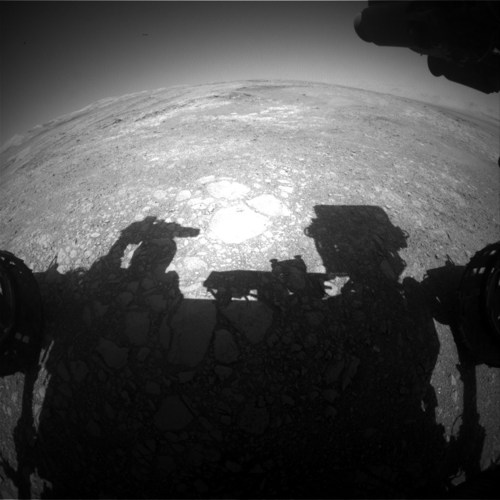 Nasa's Mars rover Curiosity acquired this image using its Front Hazard Avoidance Camera (Front Hazcam) on Sol 1884, at drive 0, site number 67