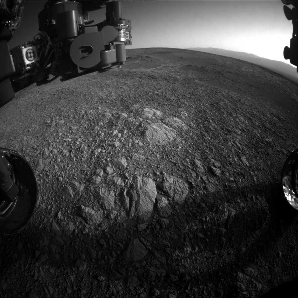 Nasa's Mars rover Curiosity acquired this image using its Front Hazard Avoidance Camera (Front Hazcam) on Sol 1886, at drive 0, site number 67