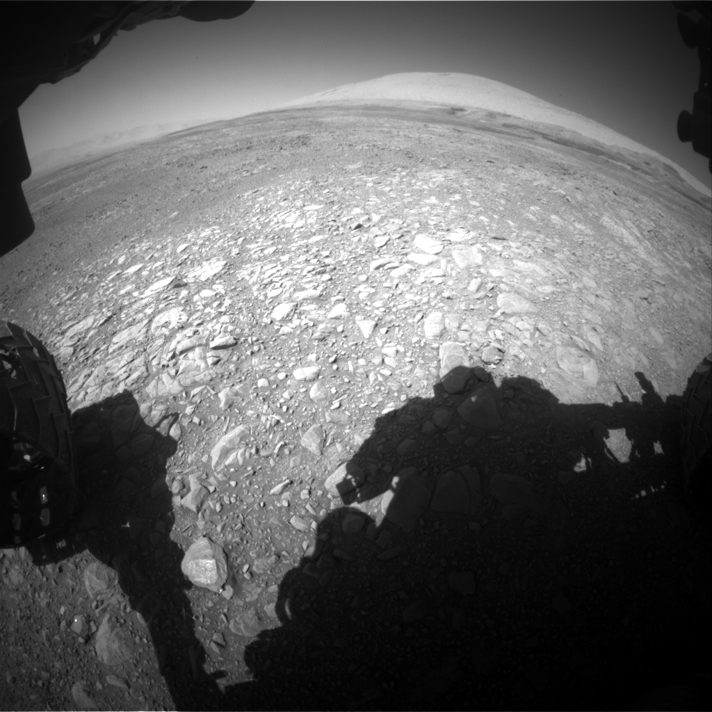 Nasa's Mars rover Curiosity acquired this image using its Front Hazard Avoidance Camera (Front Hazcam) on Sol 1891, at drive 604, site number 67