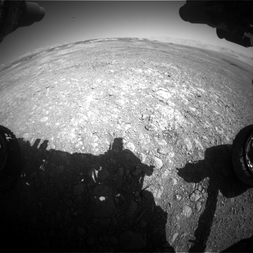Nasa's Mars rover Curiosity acquired this image using its Front Hazard Avoidance Camera (Front Hazcam) on Sol 1891, at drive 650, site number 67