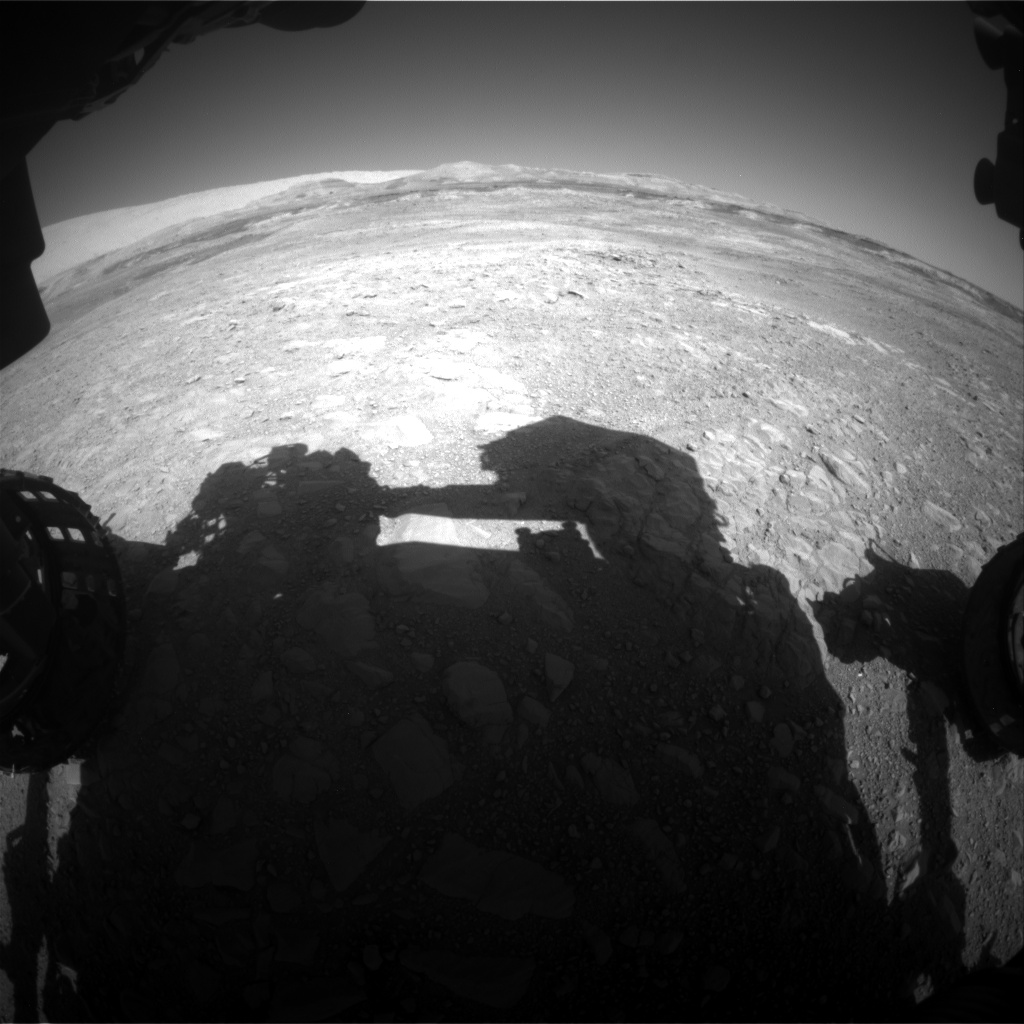 Nasa's Mars rover Curiosity acquired this image using its Front Hazard Avoidance Camera (Front Hazcam) on Sol 1894, at drive 806, site number 67