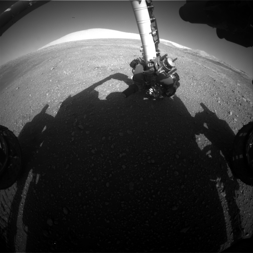 Nasa's Mars rover Curiosity acquired this image using its Front Hazard Avoidance Camera (Front Hazcam) on Sol 1897, at drive 1016, site number 67