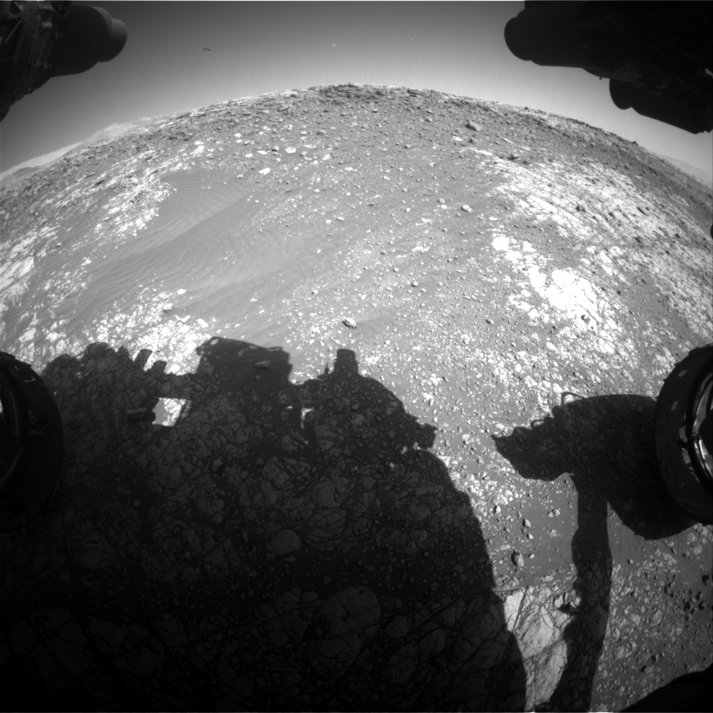 Nasa's Mars rover Curiosity acquired this image using its Front Hazard Avoidance Camera (Front Hazcam) on Sol 1901, at drive 1238, site number 67