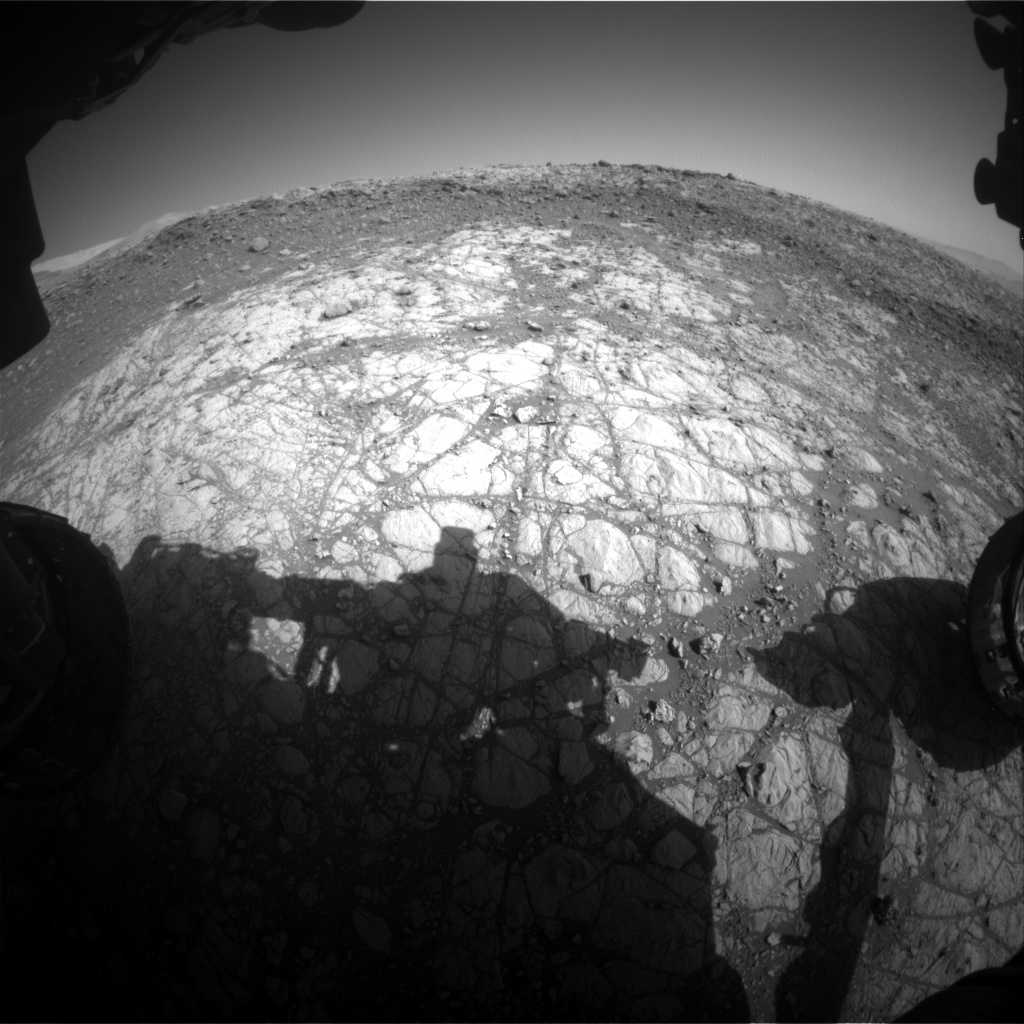 Nasa's Mars rover Curiosity acquired this image using its Front Hazard Avoidance Camera (Front Hazcam) on Sol 1903, at drive 1358, site number 67
