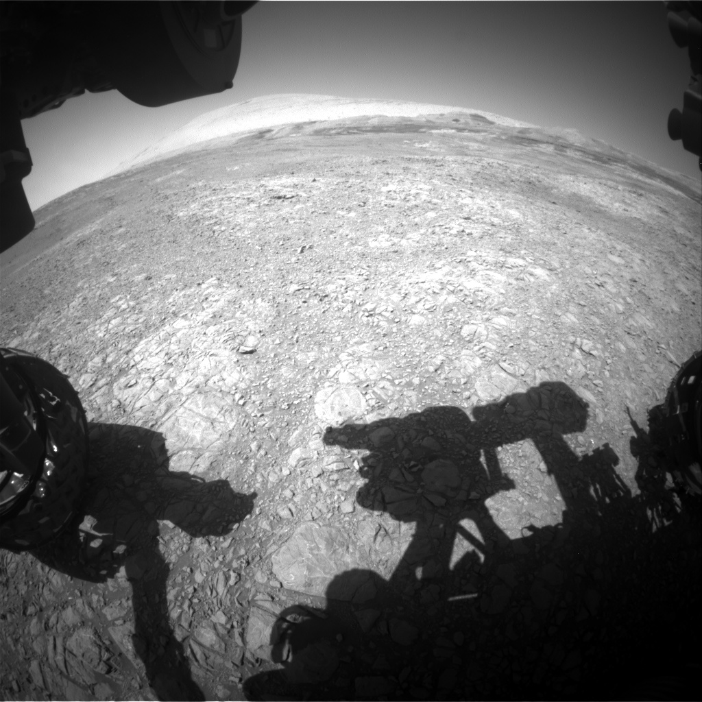 Nasa's Mars rover Curiosity acquired this image using its Front Hazard Avoidance Camera (Front Hazcam) on Sol 1907, at drive 1494, site number 67