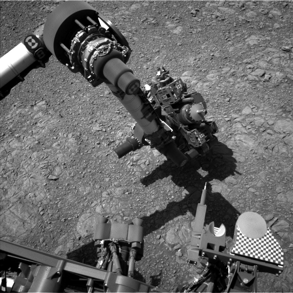 Nasa's Mars rover Curiosity acquired this image using its Left Navigation Camera on Sol 1907, at drive 1494, site number 67