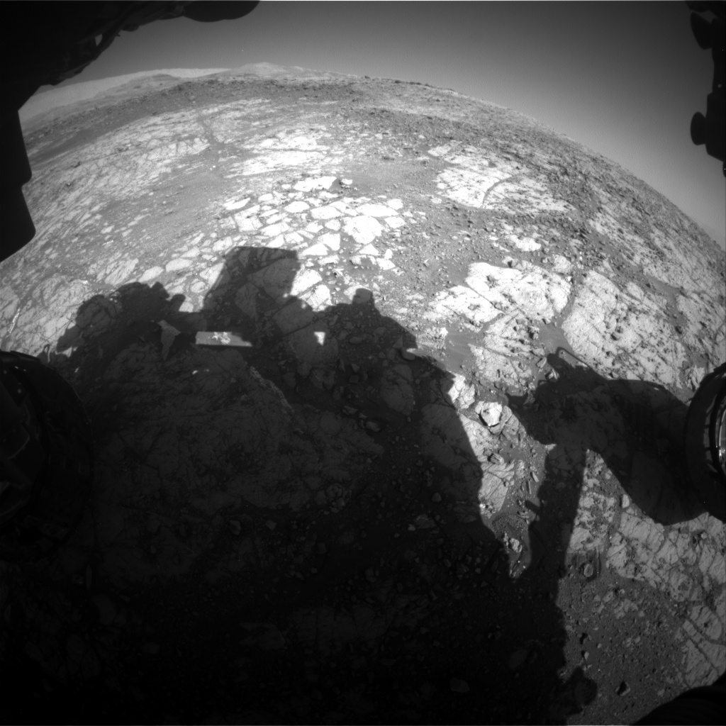 Nasa's Mars rover Curiosity acquired this image using its Front Hazard Avoidance Camera (Front Hazcam) on Sol 1910, at drive 1714, site number 67