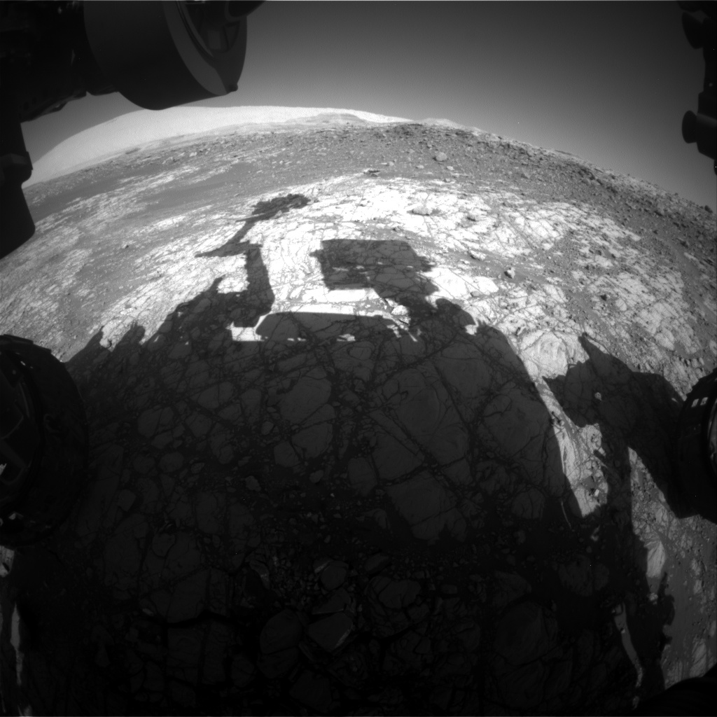 Nasa's Mars rover Curiosity acquired this image using its Front Hazard Avoidance Camera (Front Hazcam) on Sol 1913, at drive 1762, site number 67