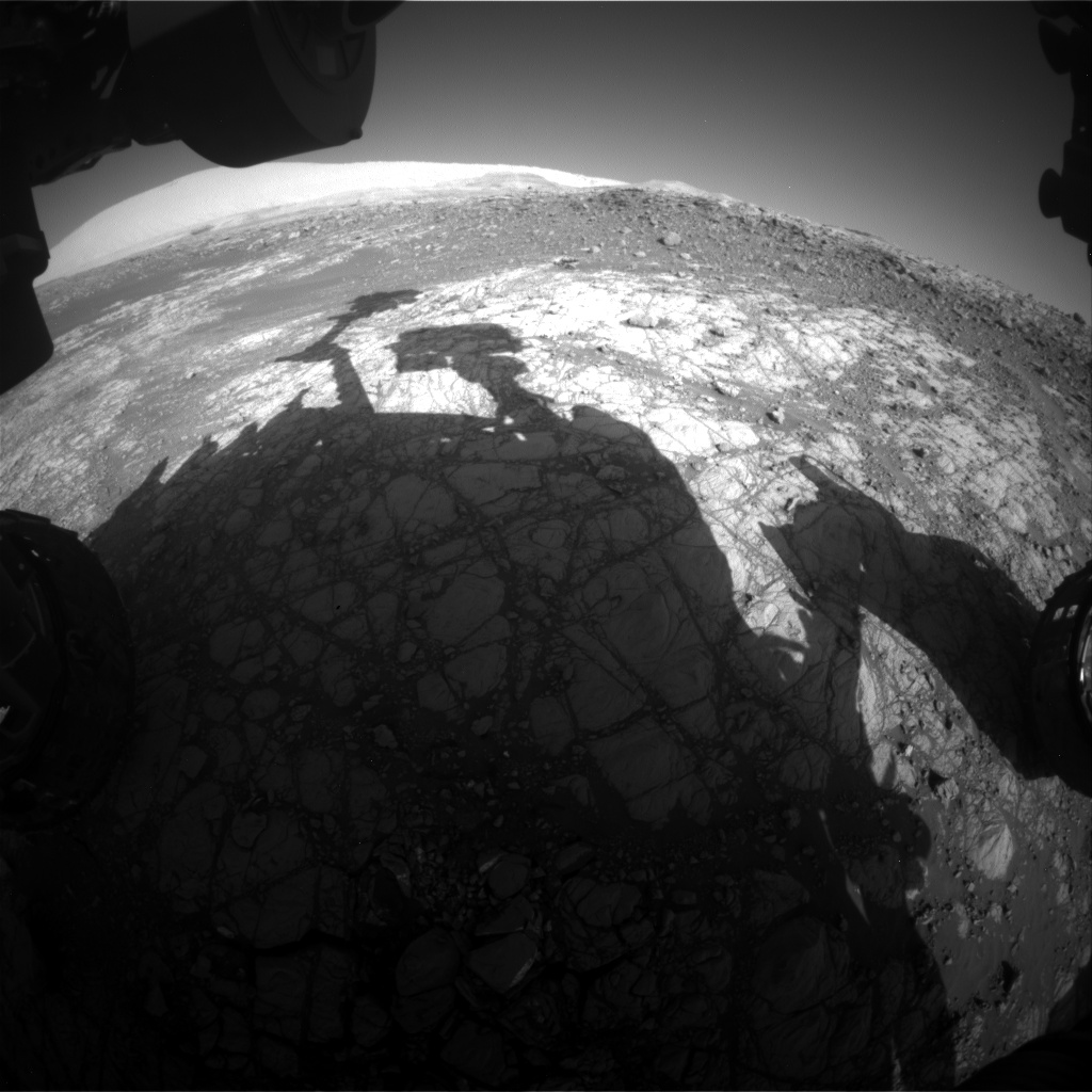 Nasa's Mars rover Curiosity acquired this image using its Front Hazard Avoidance Camera (Front Hazcam) on Sol 1916, at drive 1762, site number 67