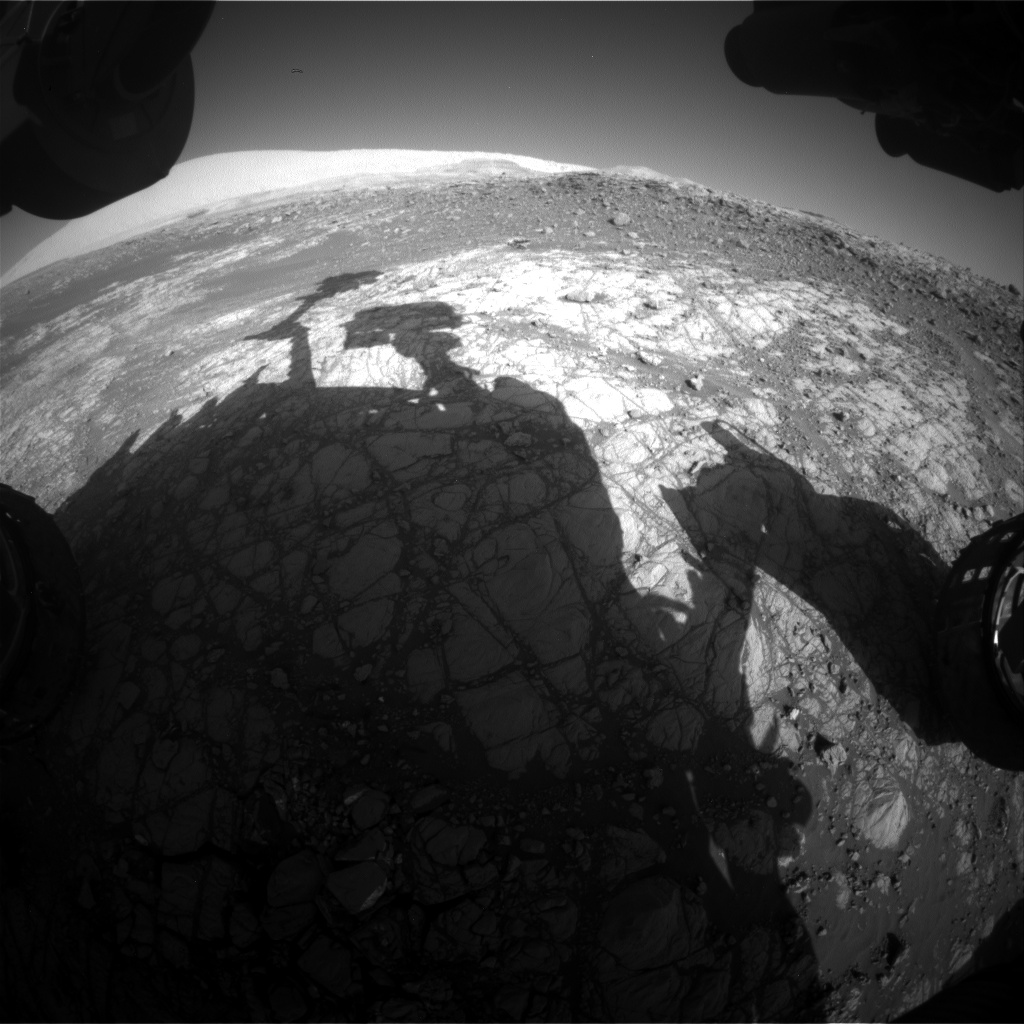 Nasa's Mars rover Curiosity acquired this image using its Front Hazard Avoidance Camera (Front Hazcam) on Sol 1916, at drive 1762, site number 67