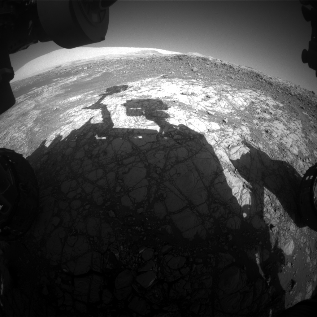 Nasa's Mars rover Curiosity acquired this image using its Front Hazard Avoidance Camera (Front Hazcam) on Sol 1917, at drive 1762, site number 67