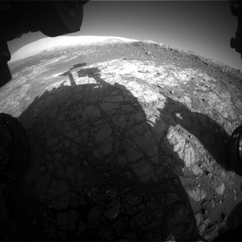 Nasa's Mars rover Curiosity acquired this image using its Front Hazard Avoidance Camera (Front Hazcam) on Sol 1920, at drive 1762, site number 67