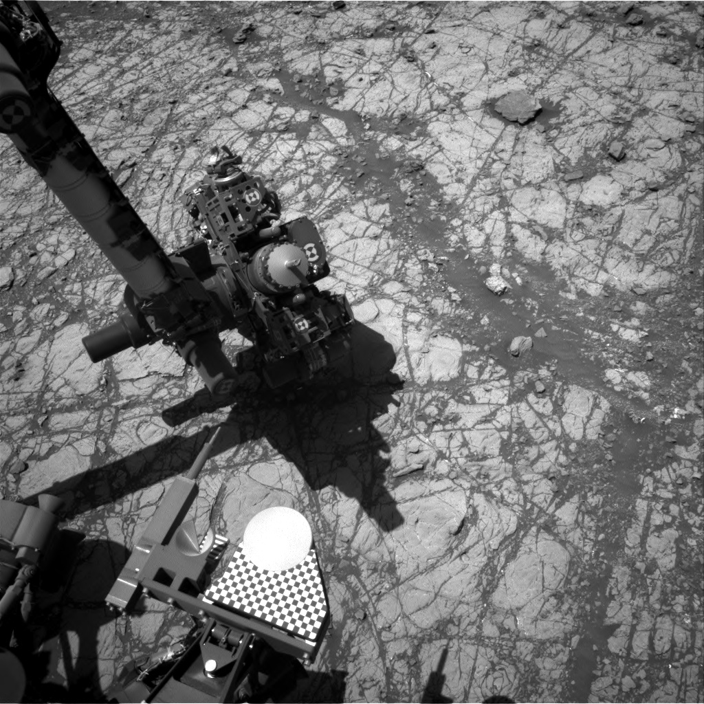 Nasa's Mars rover Curiosity acquired this image using its Right Navigation Camera on Sol 1922, at drive 1762, site number 67
