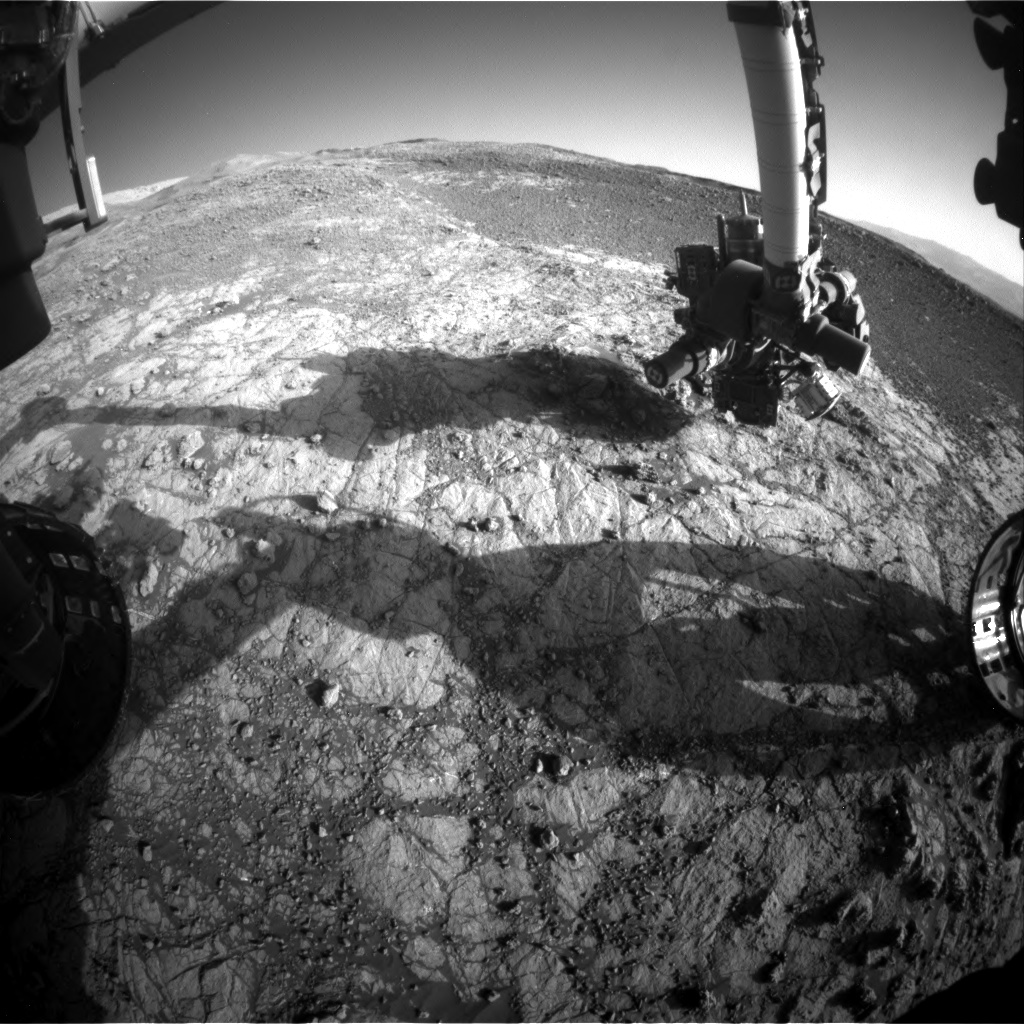 Nasa's Mars rover Curiosity acquired this image using its Front Hazard Avoidance Camera (Front Hazcam) on Sol 1932, at drive 2420, site number 67