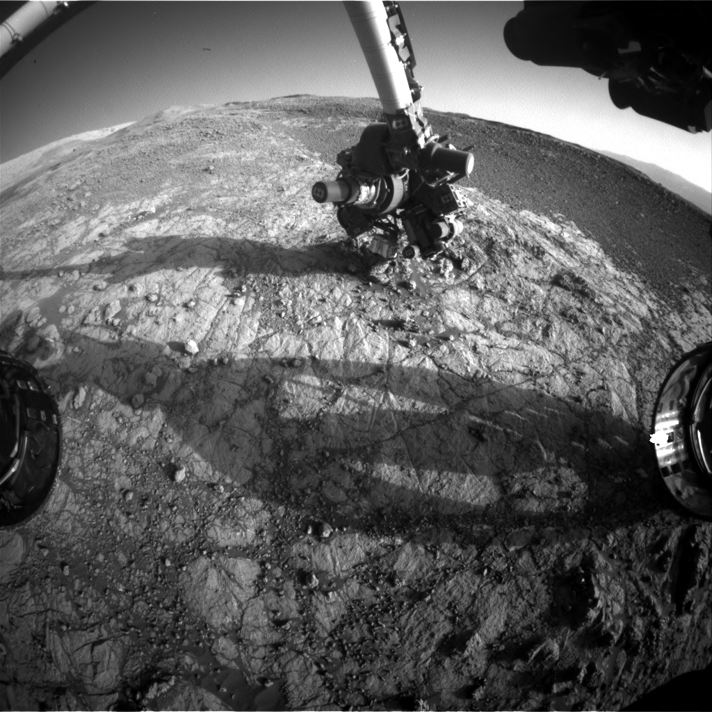 Nasa's Mars rover Curiosity acquired this image using its Front Hazard Avoidance Camera (Front Hazcam) on Sol 1932, at drive 2420, site number 67
