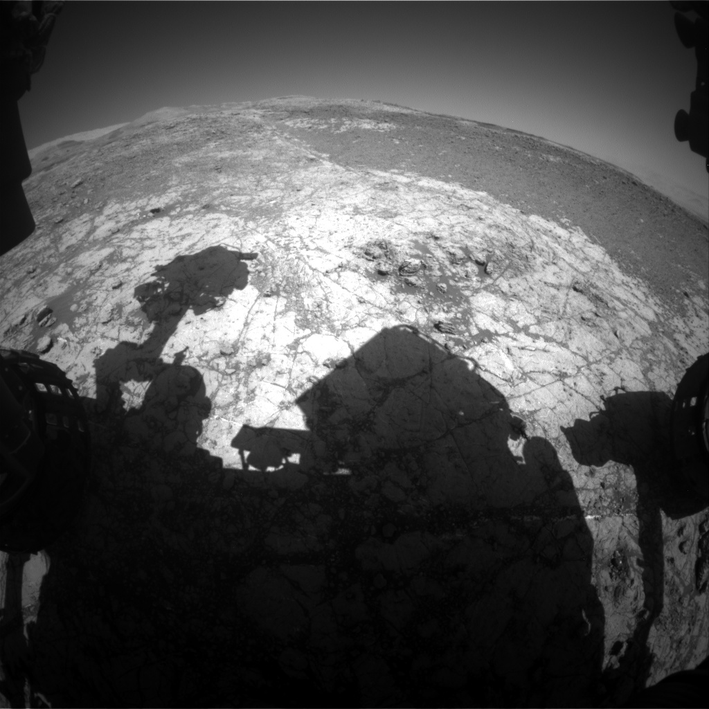 Nasa's Mars rover Curiosity acquired this image using its Front Hazard Avoidance Camera (Front Hazcam) on Sol 1933, at drive 2420, site number 67