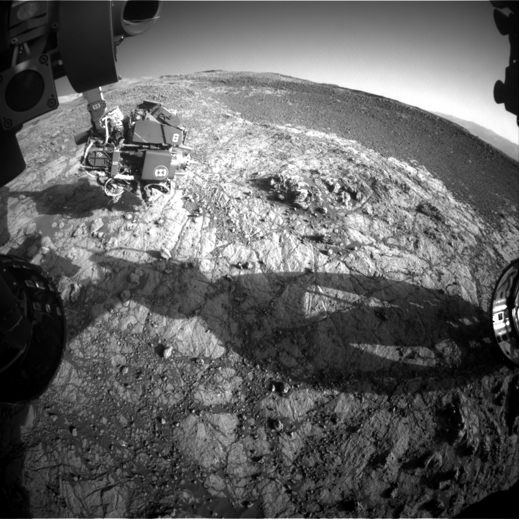 Nasa's Mars rover Curiosity acquired this image using its Front Hazard Avoidance Camera (Front Hazcam) on Sol 1934, at drive 2420, site number 67