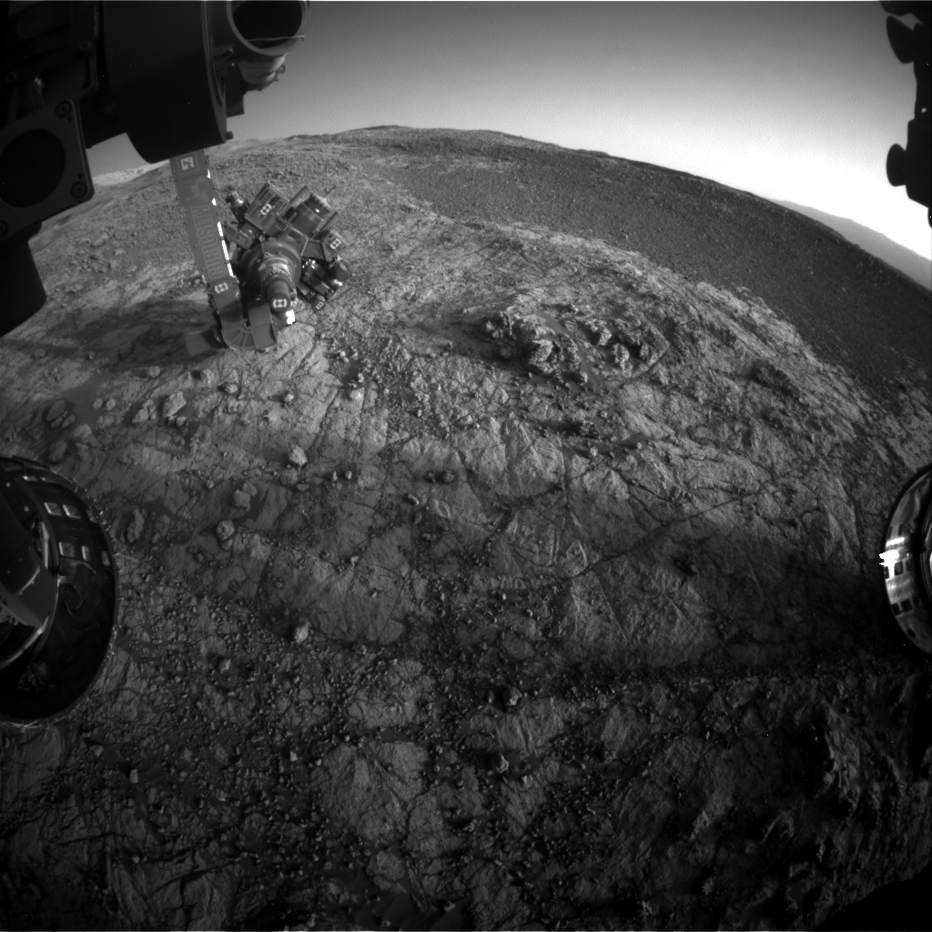 Nasa's Mars rover Curiosity acquired this image using its Front Hazard Avoidance Camera (Front Hazcam) on Sol 1934, at drive 2420, site number 67