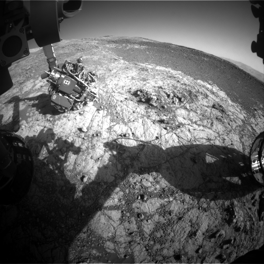 Nasa's Mars rover Curiosity acquired this image using its Front Hazard Avoidance Camera (Front Hazcam) on Sol 1937, at drive 2420, site number 67