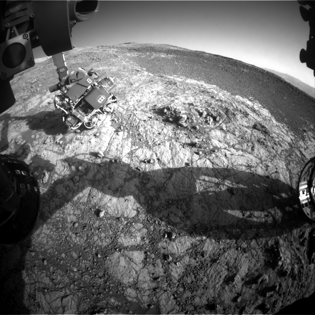 Nasa's Mars rover Curiosity acquired this image using its Front Hazard Avoidance Camera (Front Hazcam) on Sol 1937, at drive 2420, site number 67