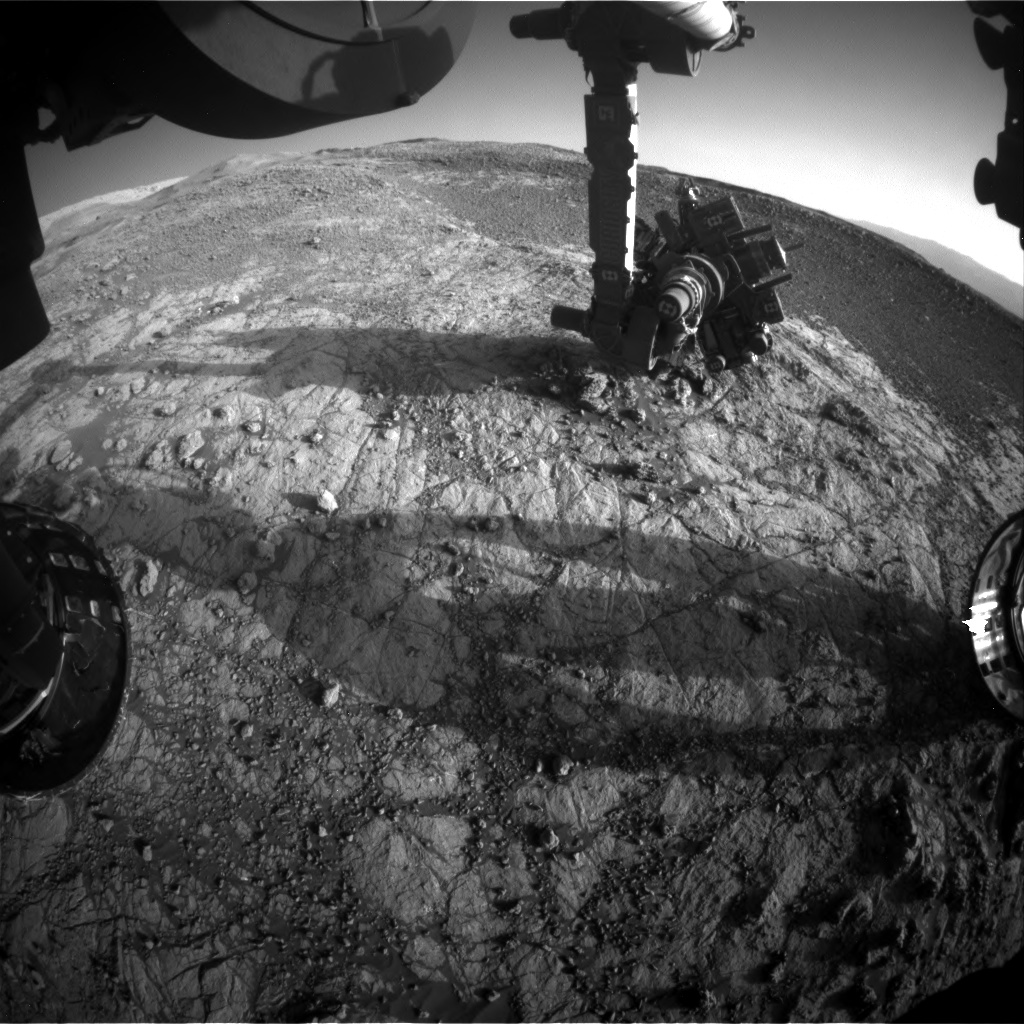 Nasa's Mars rover Curiosity acquired this image using its Front Hazard Avoidance Camera (Front Hazcam) on Sol 1938, at drive 2420, site number 67