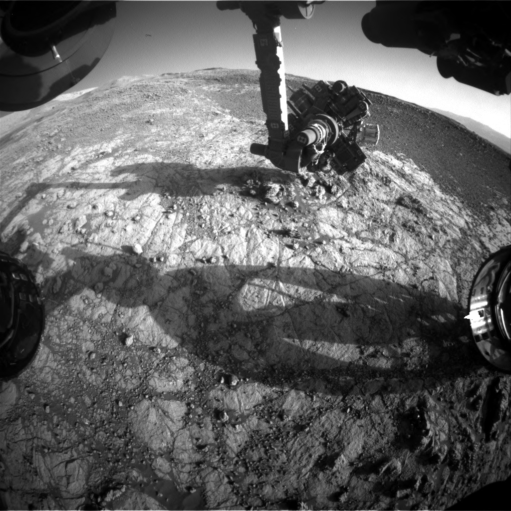 Nasa's Mars rover Curiosity acquired this image using its Front Hazard Avoidance Camera (Front Hazcam) on Sol 1938, at drive 2420, site number 67